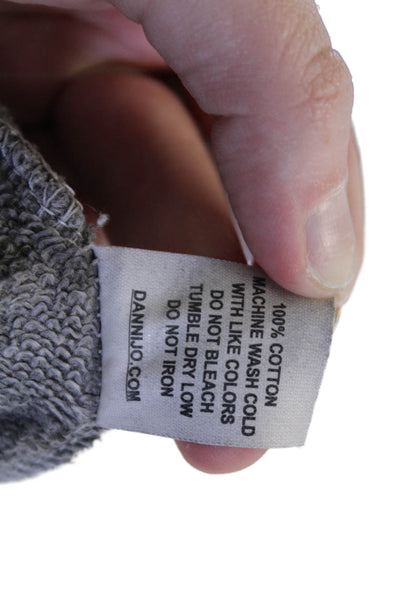 Dannijo Unisex Dark Gray Sweat Shorts Cotton Size S