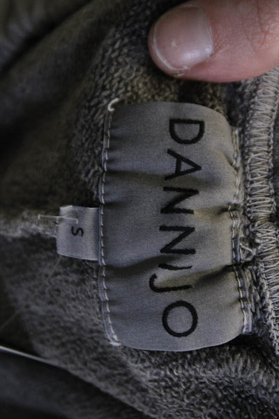 Dannijo Unisex Dark Gray Sweat Shorts Cotton Size S