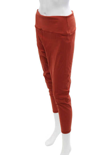 Spiritual Gangster Women Orange Ankle Leggings Bohemian Size XL