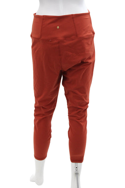 Spiritual Gangster Women Orange Ankle Leggings Bohemian Size XL