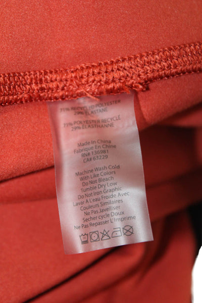 Spiritual Gangster Women Orange Ankle Leggings Bohemian Size XL