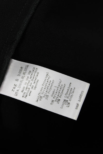 Rag & Bone Women Black V-Neck Tank Sleeveless Size S