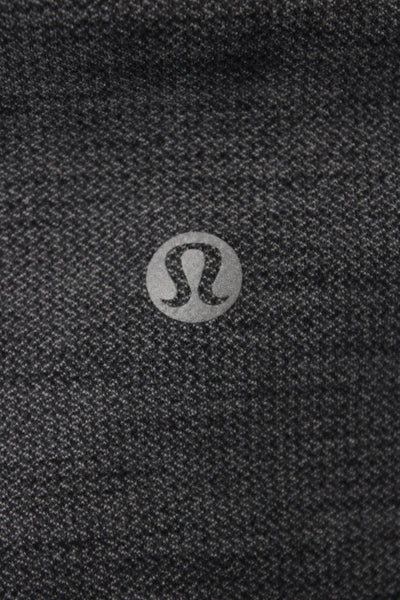 Lululemon Women Ankle Leggings Dark Gray Spandex Size 4