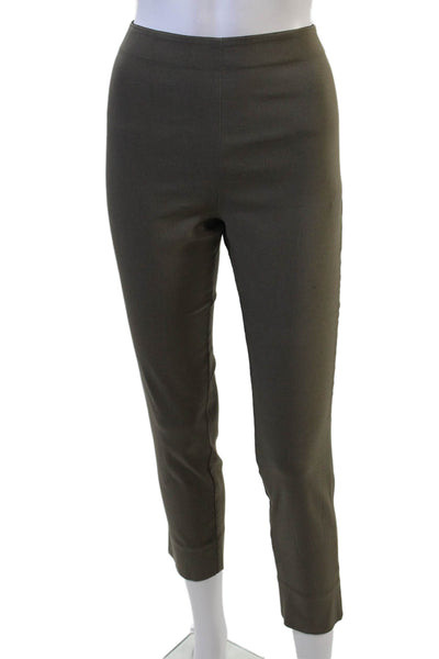Equestrian Women Brown Cropped Ankle Nylon Spandex Pants Size S