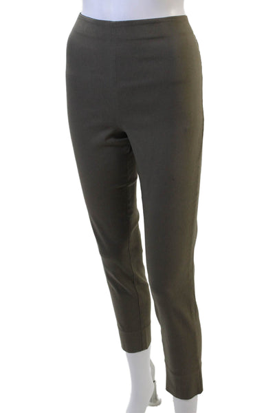 Equestrian Women Brown Cropped Ankle Nylon Spandex Pants Size S