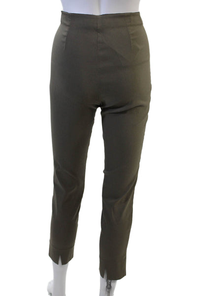 Equestrian Women Brown Cropped Ankle Nylon Spandex Pants Size S