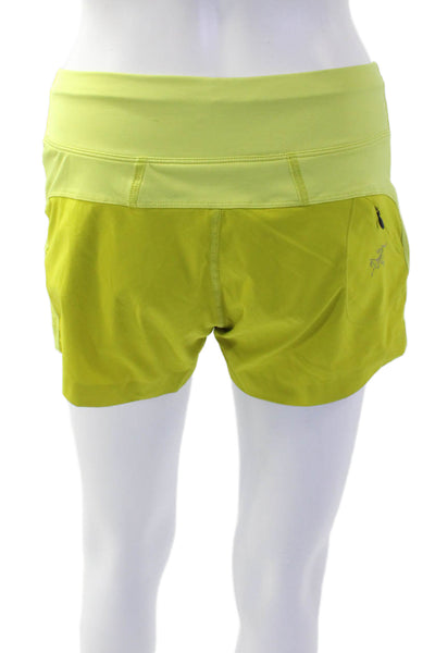 Arcteryx Unisex Green Outdoor Shorts 100% Polyester Zip Closure Size XS