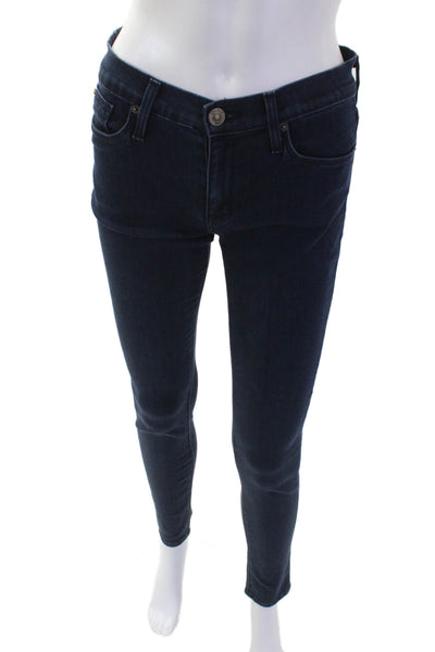 Hudson Women Skinny Ankle Jeans Dark Blue Size 26