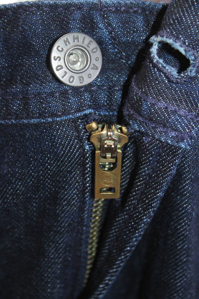 AG Adriano Goldschmied Mens Dark Blue Straight Jeans Size 34