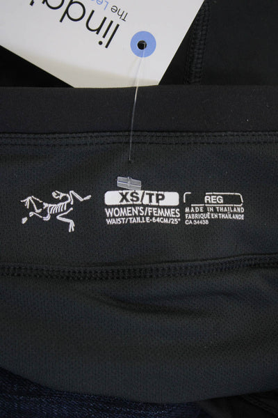 Arc'teryx Unisex Black Outdoor Shorts Zip 100% Polyester Size XS