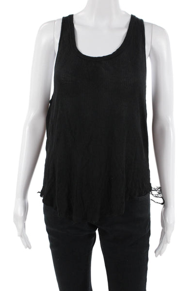 Rag & Bone Women Basic Black Sleeveless Tank Size M
