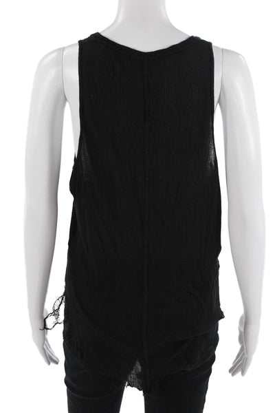 Rag & Bone Women Basic Black Sleeveless Tank Size M