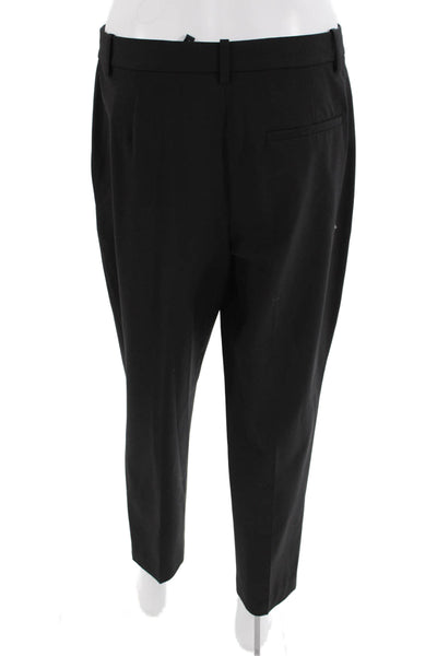 Theory Womens Black Ankle Dress Pants 96% Wool Size 4