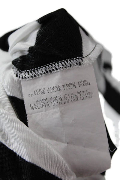 Missoni Women Black Graphic Rayon Viscose Tunic Tank Sleeveless Size 40