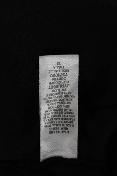 Juicy Couture Women Full-Zip Hoodie Black Size 10 Tall