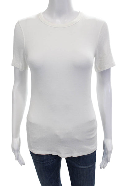 Lululemon Womens Short Sleeves Pullover Tee Shirt White Size 6