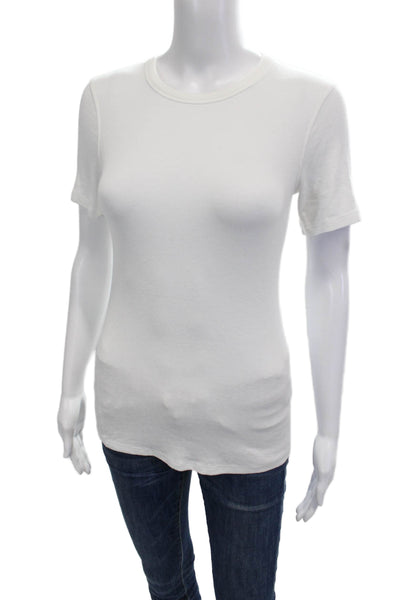 Lululemon Womens Short Sleeves Pullover Tee Shirt White Size 6