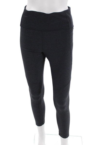 Outdoor Voices Womens Cropped Ankle Leggings Dark Gray Size M