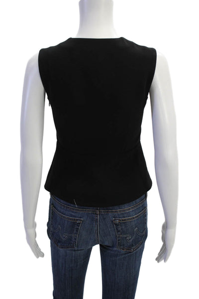 Alexander McQueen, Womens Camisole V-Neck Sleeveless Black Designer Size M