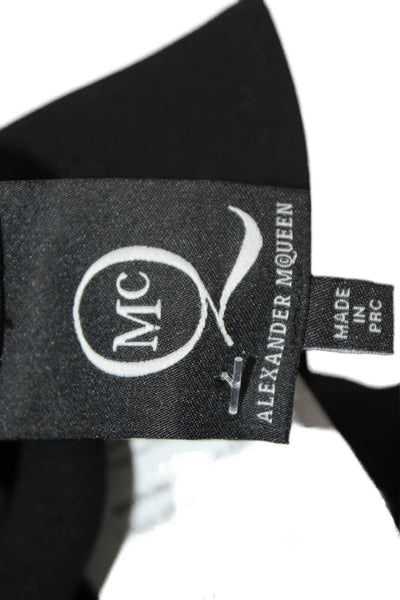 Alexander McQueen, Womens Camisole V-Neck Sleeveless Black Designer Size M