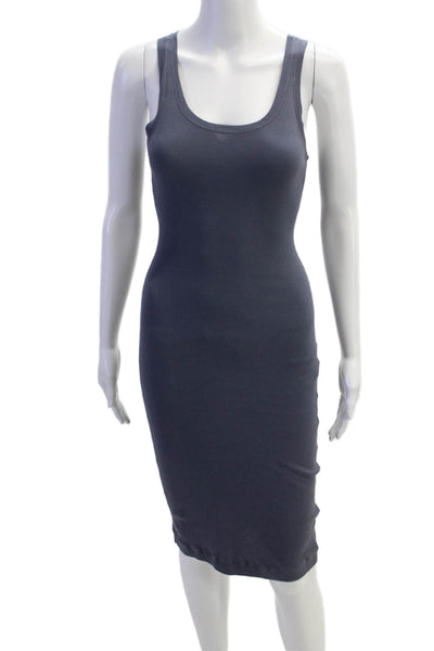 Splendid Women Dark Gray Bodycon Tank Dress Sleeveless Size S