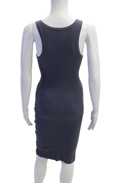 Splendid Women Dark Gray Bodycon Tank Dress Sleeveless Size S