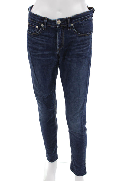 Rag & Bone Women Skinny Ankle Jeans Dark Blue Size 28
