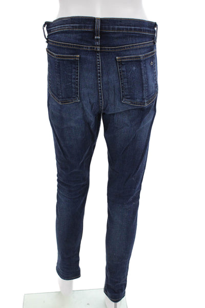 Rag & Bone Women Skinny Ankle Jeans Dark Blue Size 28