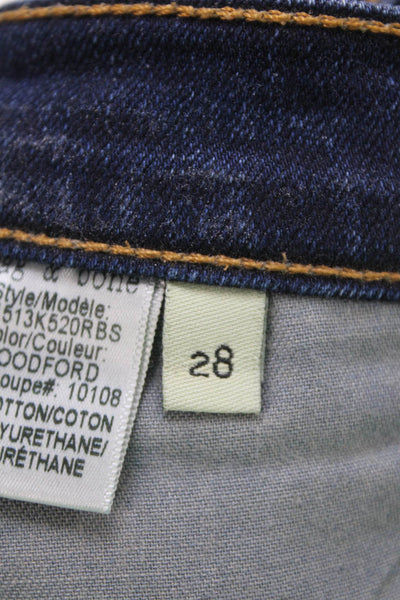Rag & Bone Women Skinny Ankle Jeans Dark Blue Size 28