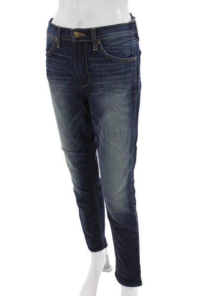 J Brand Unisex Skinny Cropped Dark Blue Jeans Size 28