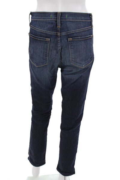 J Brand Unisex Skinny Cropped Dark Blue Jeans Size 28