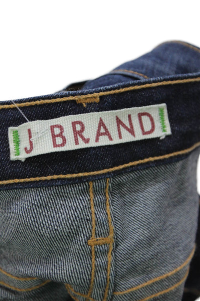 J Brand Unisex Skinny Cropped Dark Blue Jeans Size 28