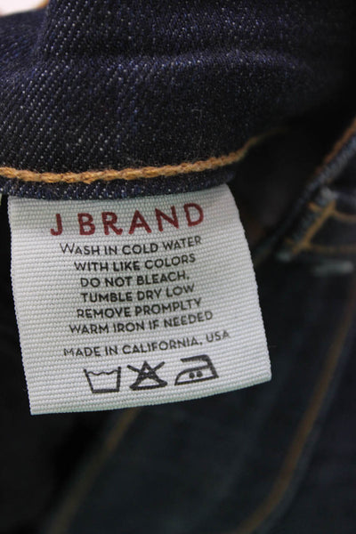 J Brand Unisex Skinny Cropped Dark Blue Jeans Size 28