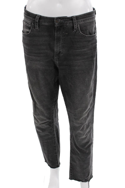Joes Unisex Cropped Straight Dark Gray Jeans Size 28