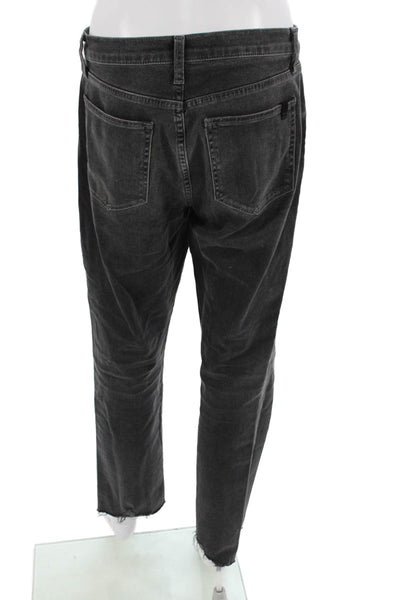 Joes Unisex Cropped Straight Dark Gray Jeans Size 28