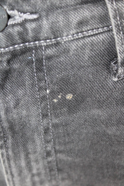 Joes Unisex Cropped Straight Dark Gray Jeans Size 28
