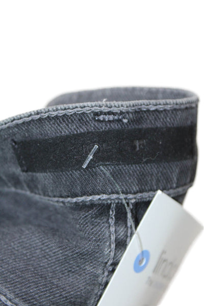 Joes Unisex Cropped Straight Dark Gray Jeans Size 28