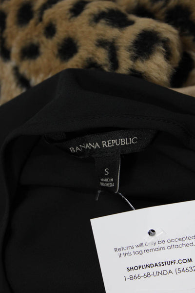 Banana Republic Women Black Basic Camisole Sleeveless Size S