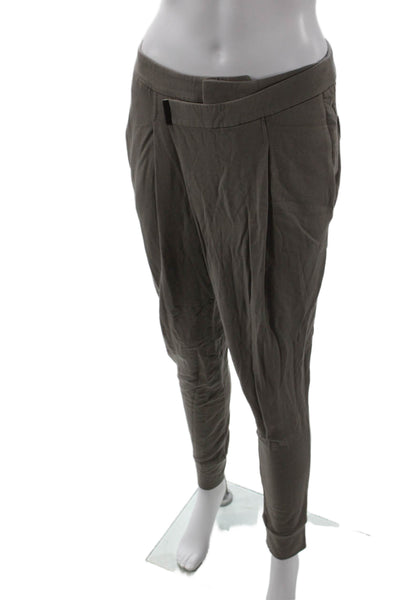 Helmut Lang Women Dark Gray Jogger Harem Pants Size S