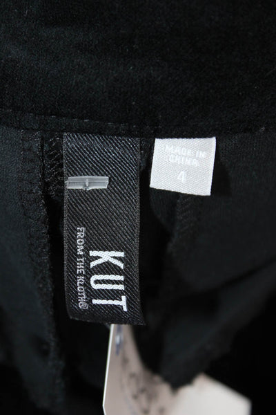 KUT from the Kloth Womens Cropped Ankle Pants Black Size 4