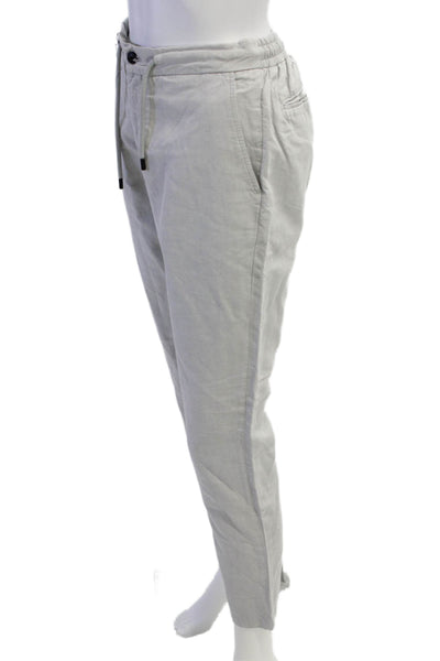 Saks Fifth Avenue Mens Cropped Ankle Pants Gray Size S