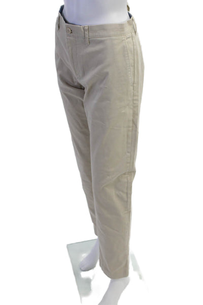 J Crew Men Chinos Beige Button Closure Size 33