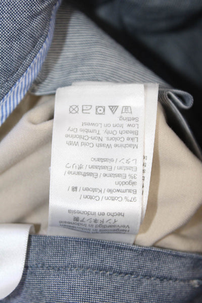 J Crew Men Chinos Beige Button Closure Size 33