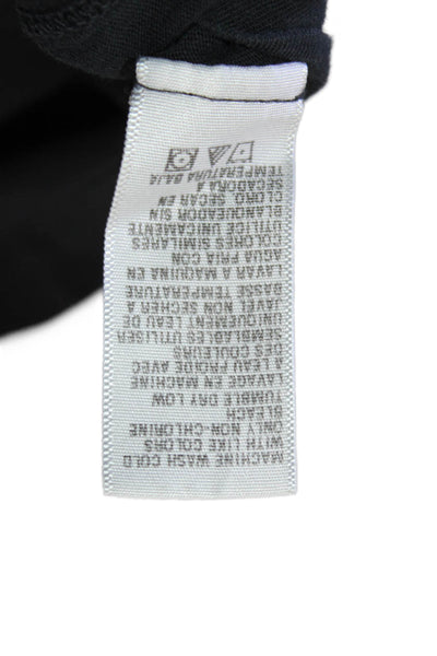 Standard James Perse Women Black Cotton T-Shirt Size 1