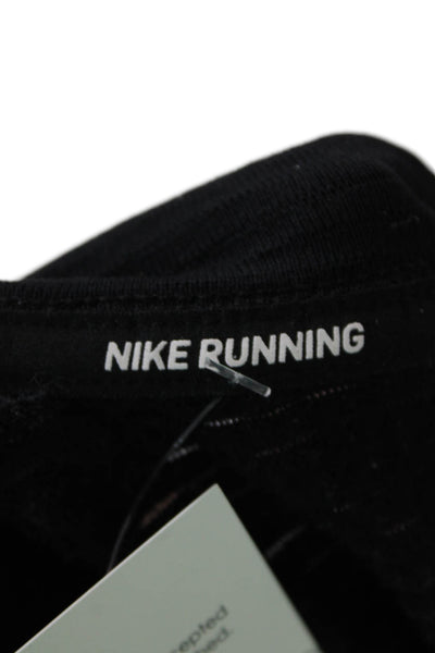Nike Unisex Pullover Sweatshirt Black Crew Neck Long Sleeve Size L