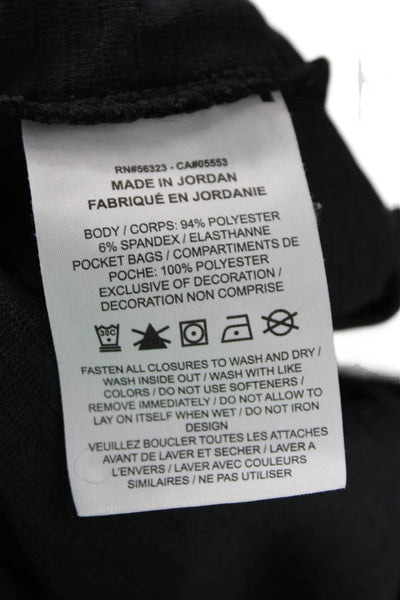 Nike Unisex Pullover Sweatshirt Black Crew Neck Long Sleeve Size L