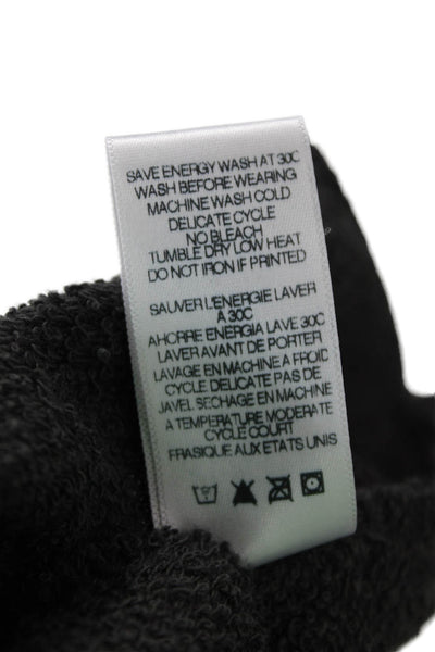 Sundry Women Pullover Hoodie Dark Gray Long Sleeve Cotton Rayon Size 2