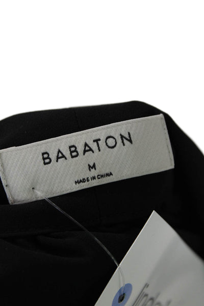 Babaton Women Collared Black Long Sleeve Blouse 100% Polyester Size M