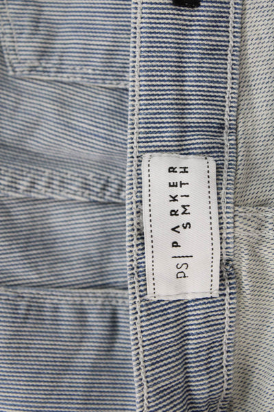 Parker Smith, Women Ankle Cropped Striped Gray Jeans Size 8