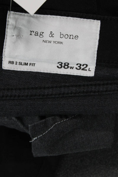 Rag & Bone Mens Black Cotton Blend Pants Big & Tall Size 38